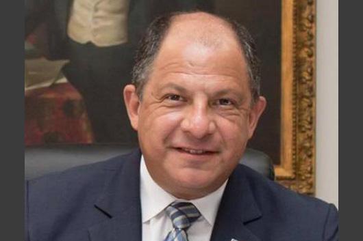 portrait of former president Luis Guillermo Solís